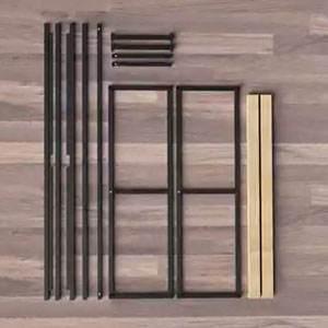 Cadre de lit en gros d'usine avec <span class=keywords><strong>lattes</strong></span> robustes, montage facile, lit plateforme gain de place pour appartement/chambre d'hôtel - Product Image 2