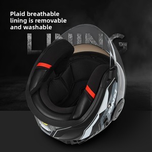 <span class=keywords><strong>Casco</strong></span> de Motocicleta 3/4 Marca RNG <span class=keywords><strong>con</strong></span> Auriculares GB811-2022A Certificado 3C <span class=keywords><strong>con</strong></span> Visera Transparente Tallas L/XL/XXL - Product Image 4