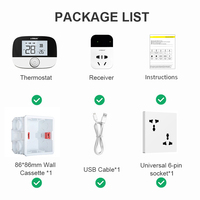 Tuya RF433 Thermostat sans fil Chaudière à gaz Smart WiFi Régulateur de température à distance Régulateur de chauffage au sol Alice Alexa Google