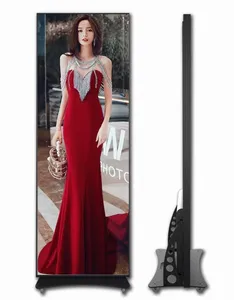 Affiche Portable LED P2.5, support publicitaire, miroir, affichage LED