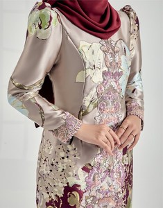 SIPO Eid กระโปรงผ้าคุมความสูงไซส์พิเศษ,กระโปรงเอวผ้ายืดสำหรับผู้หญิง Baju Kurung Moden - Product Image 3