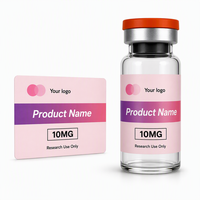 Étiquettes en vinyle imperméables personnalisées, étiquettes pour petits flacons en verre de laboratoire, autocollants pour flacons de 3 ml, 5 ml, 10 ml, impression personnalisée OEM