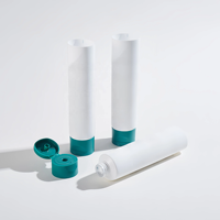 Tubo in Plastica Morbida per Packaging Cosmetico con Valvola in Silicone e Tappo Flip-Top per Detergente Viso, Scrub, Crema Mani, Gel di Aloe