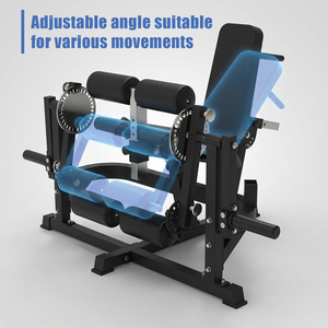 เครื่องบริหารขาแบบนั่ง VIGFIT สำหรับกด<span class=keywords><strong>ขา</strong></span> ยืดขา และงอขา ปรับระดับได้ ใช้สำหรับบริหารกล้ามเนื้อหลังขาและกล้ามเนื้อแฮมสตริงแบบนอน - Product Image 2