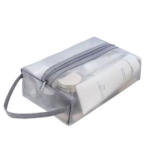 <b>Mesh</b> Cosmetic Storage Bag Set Gray 1-3L With Zipper For Makeup Organizer - Product Image 4