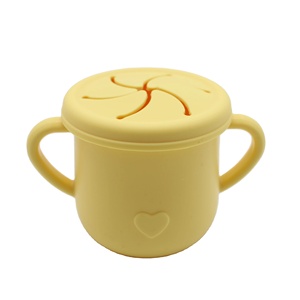Offre Spéciale mignon Silicone enfants dîner alimentation couverts ensembles vaisselle ensemble avec bébé bavoir ventouse bol assiette tasses cuillères fourchettes pour Bab - Product Image 4