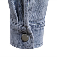 2025 Vintage Denim chemises veste hommes décontracté couleur unie à manches longues lavé jean chemise