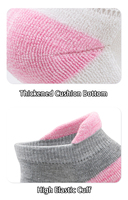 Chaussettes de sport d'été antidérapantes pour femmes taille libre coton respirant Logo personnalisé chaussettes de course courtes usage quotidien tricoté