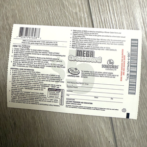 Bán Buôn Màu Sắc Sôi Động Cá Nhân Thiết Kế Siêu Ô Chữ Câu Đố Mega Ô Chữ <span class=keywords><strong>Scratch</strong></span> Offs Xổ Số Vé Cho Vui - Product Image 3