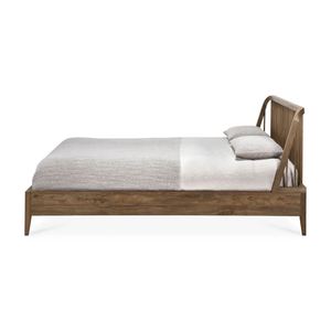 Cama Individual/Doble de Madera Maciza de Abedul Estilo Americano con Acabado Negro, Cama de Princesa para Niña, Tallada a Mano, Estilo Europeo - Product Image 2