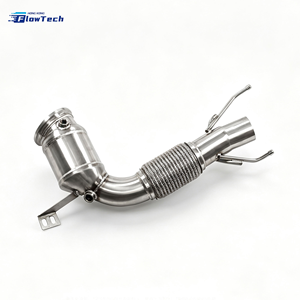Para MINI Cooper S F56 B48 2.0T, Tubo Recto Pulido de Alto Rendimiento, Acero Inoxidable 304, Escape de Alto Flujo, Ensamblaje con Pernos, Euro 5, 200 Celdas - Product Image 5