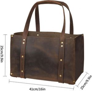 Free Sample Firewood Carrier Tote Bag with Customized Heavy-Duty Waterproof Canvas <b>Fireplace</b> <b>Log</b> Firewood <b>Holder</b> - Product Image 2