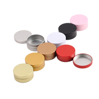 Boîtes en étain rondes vides en gros, design embossé, boîtes métalliques rondes, emballage de qualité alimentaire, boîte en étain ronde, petite boîte en fer blanc ronde