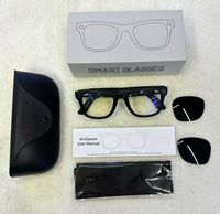Nuevas Gafas Inteligentes de Moda 2026 con IA, Cámara HD, Estuche de Carga, WiFi, Llamadas BT, Traducción por IA, Lentes Anti-luz Azul, 2 Lentes, MT5ULTRA