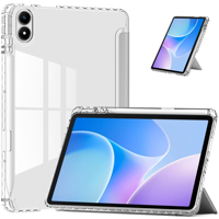 Étui pour tablette intelligente Funda Infinix XPAD 20 11 pouces, X1102, en cuir PU, support multi-pliable avec dos transparent, coque