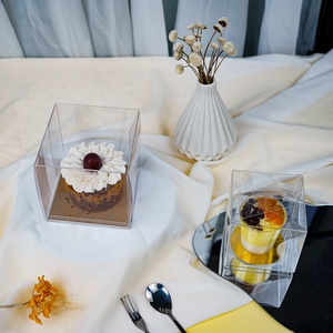 Tùy Chỉnh Có Thể Gập Lại Rõ Ràng Vuông Pet Vinyl Món Quà Giáng Sinh Nhựa Thực Phẩm Hộp Bao Bì Trong Suốt Acetate Nhỏ Rõ Ràng Hộp Nhựa - Product Image 2