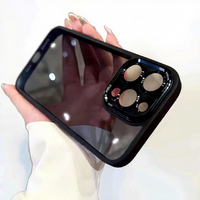 Coque transparente antichoc Weview en TPU pour 15 Pro Max, coques de téléphone portable brillantes et électro-plaquées