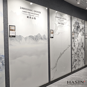 Pavimento moderno <span class=keywords><strong>in</strong></span> pietra sinterizzata 1200x2400mm <span class=keywords><strong>in</strong></span> <span class=keywords><strong>marmo</strong></span> bianco porcellana muro di pietra artificiale lastre per soggiorno sfondo - Product Image 6