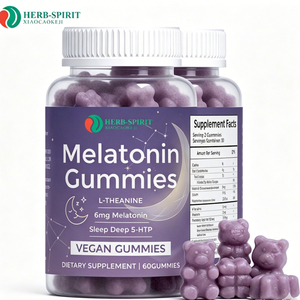 Custom Private Label 6mg <strong>Melatonin</strong> Sleep <strong>Gummy</strong> Vegan <strong>Melatonin</strong> Gummies for Relaxation and Sleep L-THEANINE - Product Image 1