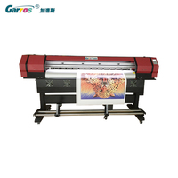 Mesin Cetak Plotter Garros 10ft 6ft 1.8m 3.2m DX5 Xp600 Printhead untuk Vinyl Flex Banner Eco Printer