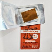 Bandes sublinguales d'extrait de champignon de qualité supérieure, antioxydant, sans sucre, 10-en-1, supplément cérébral nootropique, végétalien, oral, mince