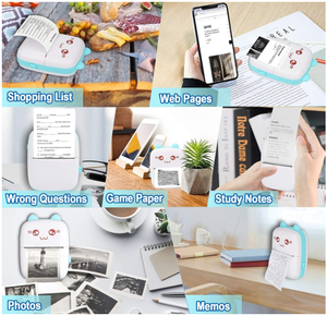 <span class=keywords><strong>Imprimante</strong></span> Thermique d'Étiquettes Autocollantes Mini Bluetooth <span class=keywords><strong>Portable</strong></span> 200dpi <span class=keywords><strong>pour</strong></span> Téléphone Mobile, Enfants, Impression de <span class=keywords><strong>Photos</strong></span> - Product Image 6