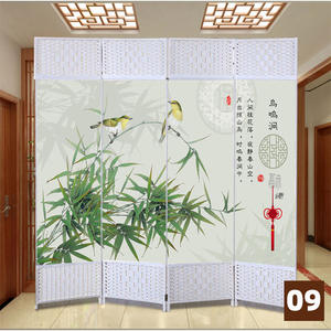 Simple Modern Wood Movable Partition <b>Screen</b> for Home Use <b>Folding</b> Decorative Wall for Living Room Bedroom Entrance Hallway - Product Image 4