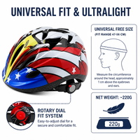 Casque de vélo pour enfants OEM personnalisé PC+EPS taille unique, casque de trottinette pour enfants, casque de skate pour le patinage, le skateboard et la conduite, réglable