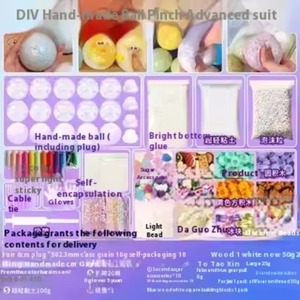 JY <b>DIY</b> Handmade Ball Squeeze <b>Kit</b> Plastic Stress Relief Toy Slow Rebound Hand Feel Artifact Unisex Ages 14+ China Model 20240319 - Product Image 6