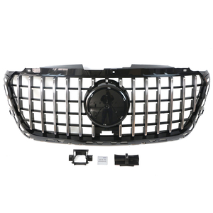 Nouveauté 2018-2025 – Accessoires et pièces de tuning automobile en ABS, calandre avant noire mate compatible <span class=keywords><strong>Sprinter</strong></span> W906 1500 2018-2025 - Product Image 2