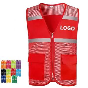Chaleco Reflectante de Malla Transpirable con Logotipo Personalizado para Voluntarios, Ropa de Trabajo de Saneamiento y Regalo Promocional Corporativo para Actividades Empresariales - Product Image 1