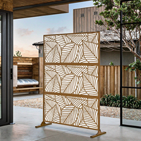 Pantalla de privacidad de Metal, cerca, panel decorativo, arte de pared, pantalla de privacidad interior y exterior