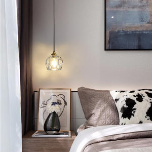 Lustres modernes longs et grands luminaires de salle à manger lampe suspendue en cristal de luxe pour salon luminaires à hauts plafonds pour escalier - Product Image 3