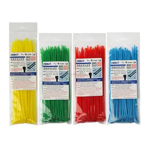 China HONT Factory Directly Wholesale 2.5x250 Nylon 66 Black Nylon Cable Tie Sizes White Colorful