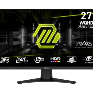 จอภาพ MSI 274QF X24 ขนาด 27 นิ้ว QD-OLED อัตราส่วนภาพ 21:9 ความถี่ 120Hz 1ms VA พร้อมพอร์ต HDMI/MI และ DP จำนวน 2 พอร์ต - Product Image 1