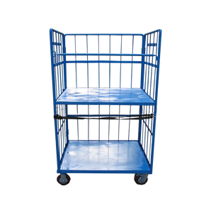 अच्छी कीमत 500 किलोग्राम भारी शुल्क औद्योगिक उपयोग मंच फोल्डेबल ट्रॉली के साथ फोल्डेबल ट्रॉली - Product Image 1
