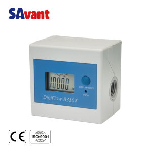 Débitmètre d'eau SAVANT DigiFlow 8310T 3/8" NPT avec écran LCD, solution de mesure industrielle pour liquides - Product Image 1