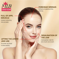 Fil de collagène coréen sans aiguille, ligne de protéine d'élastine d'or Soluble, protéine de soie Absorbable, resserre le visage