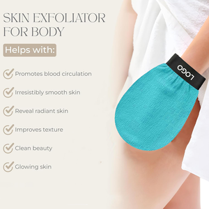 Bán Buôn Viscose Thân Thiện Với Môi Vẻ Đẹp Tắm Găng Tay Tùy Chỉnh Cơ Thể Tắm Kessa Morocco Tẩy Tế Bào Chết Găng Tay - Product Image 4