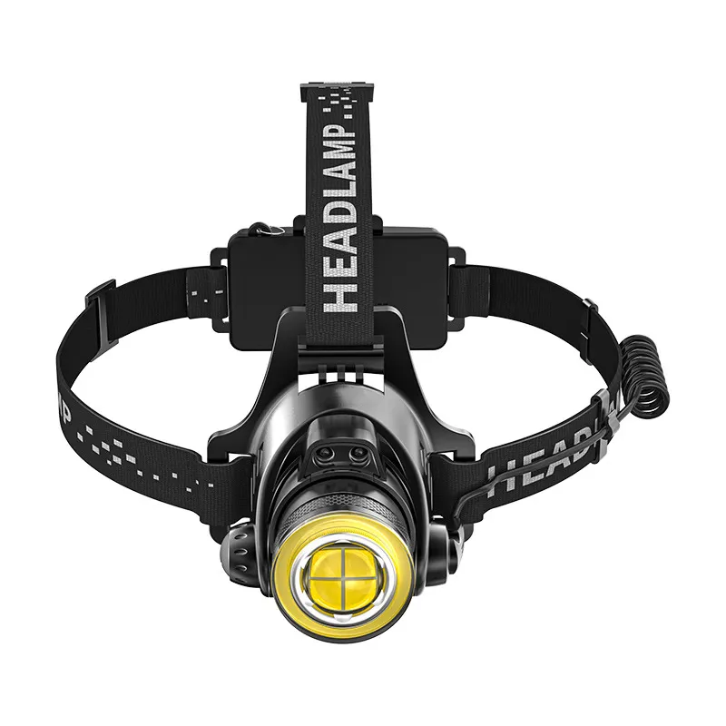 Headlamp रिचार्जेबल संवेदन सिर दीपक उच्च शक्ति हेडलाइट zoomable headlamp यूएसबी रिचार्जेबल हेडलाइट काम प्रकाश