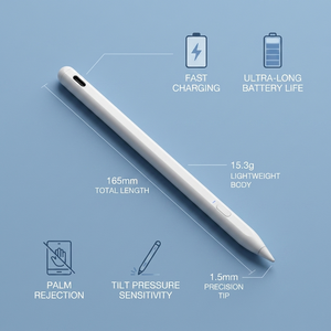 Nuevo Lápiz Óptico 2026 para <span class=keywords><strong>Apple</strong></span> Pencil <span class=keywords><strong>2</strong></span> de <span class=keywords><strong>2</strong></span>.ª Generación, Lápiz Táctil para Tablet IOS, 40H de Duración, para Pro 3, 4, 5, Air 4, 5, Mini 6 - Product Image 6