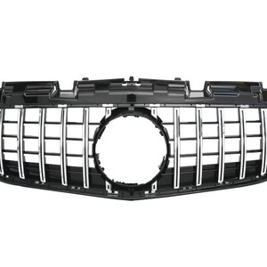 Parrilla Delantera Negra y Plateada de Plástico ABS para Mercedes-Benz Clase SLC R172, Compatible con Modelos 2016-2019 - Product Image 1
