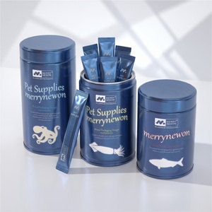 OEM Pet Food Tin for Freeze Dried Snacks <b>Packaging</b> <b>Printed</b> Tinplate Jar for Pet Supplements for Premium Brands - Product Image 2