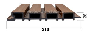 Noyau composite et surface résistante aux UV, utilisation pour les façades, les clôtures, les terrasses, revêtement mural composite WPC, plafond - Product Image 5