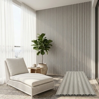 Nouvelle grille linéaire WPC anti-corrosion, dimensionnellement stable, facile à installer pour les projets résidentiels et commerciaux