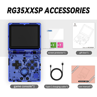 Nouvelle console de jeu vidéo portable Rg35xxsp, écran IPS 3,5 pouces, console de jeu rétro pliable, batterie 3000 mAh, système d'exploitation Linux, Wi-Fi