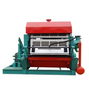 Máquina para fabricar bandejas de huevos de pulpa de papel/línea de producción de bandejas de huevos de secado de metal multicapa 4*8 para idea de negocio