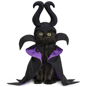 Venta al por mayor Producto para mascotas gato de Halloween <span class=keywords><strong>mal</strong></span>éfica mascota villano ropa disfraz perro reina malvada mascota disfraz - Product Image 5