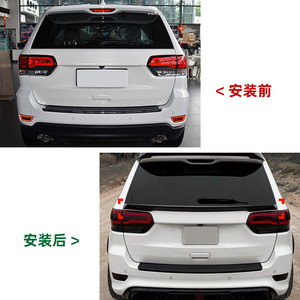 Jeep Rear Trunk Spoiler Wing Piano Black Carbon Fiber Texture ABS Material For Cherokee SRT Grand Cherokee 2012-2021 - Product Image 4