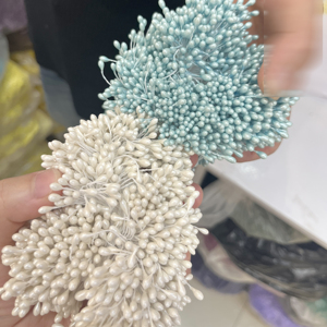 Venta al por mayor: <span class=keywords><strong>Estambres</strong></span> de flor de yeso de doble cabeza de 3 mm, aprox. 1500 unidades, <span class=keywords><strong>estambres</strong></span> de lirio y rosa de simulación, accesorios para manualidades DIY - Product Image 3